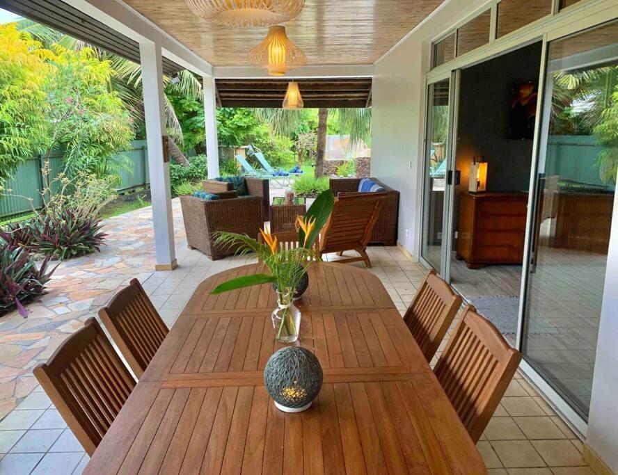 Villa Hoama Lodge Moorea Teavaro ภายนอก รูปภาพ
