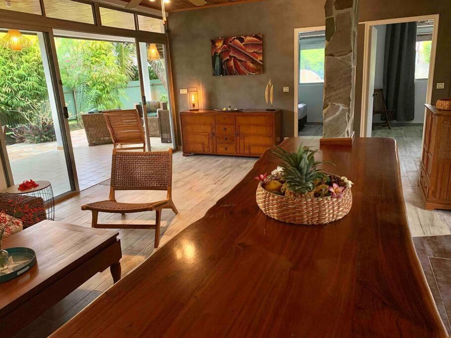 Villa Hoama Lodge Moorea Teavaro ภายนอก รูปภาพ