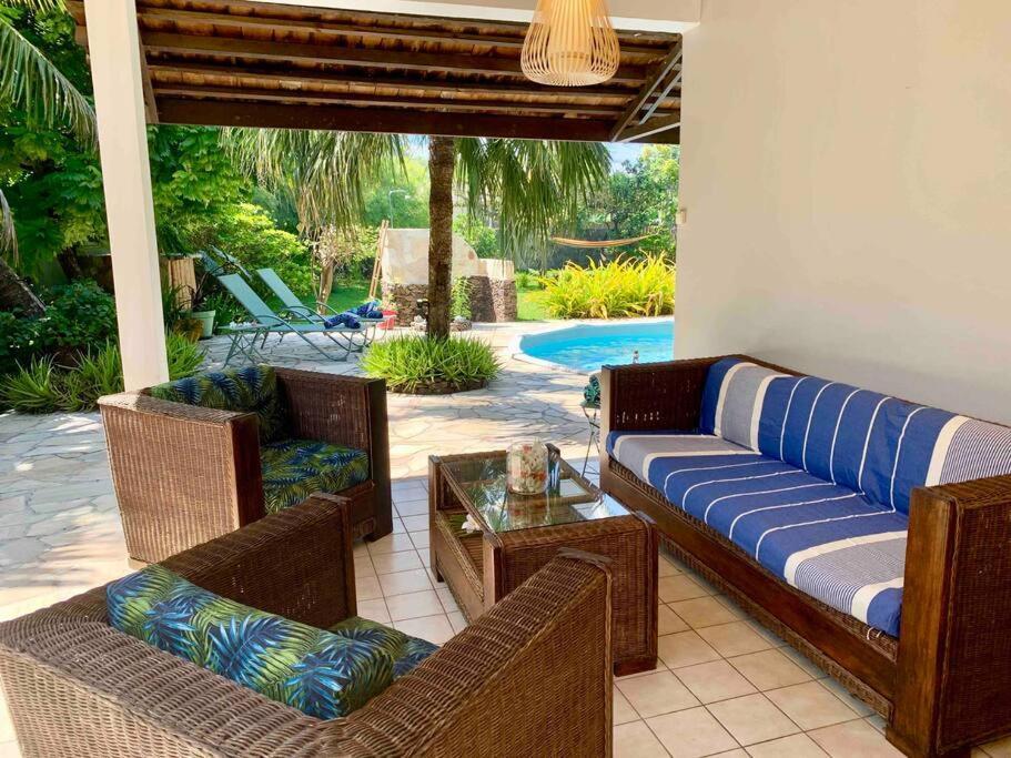 Villa Hoama Lodge Moorea Teavaro ภายนอก รูปภาพ