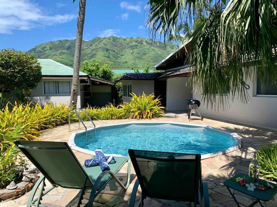 Villa Hoama Lodge Moorea Teavaro ภายนอก รูปภาพ