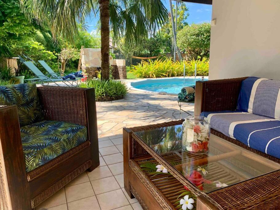 Villa Hoama Lodge Moorea Teavaro ภายนอก รูปภาพ